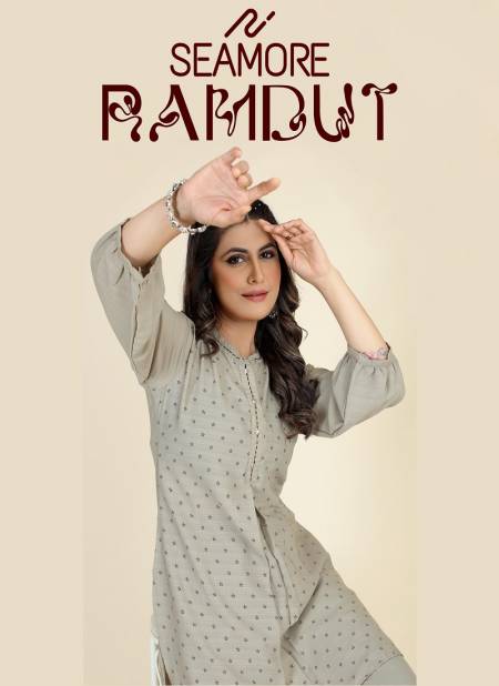 Ramdut By Seamore  218 To 219 Cord Set Ladies Top With Bottom Wholesale Market In Surat